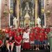 Niños oncológicos de Pídeme la Luna cumplen el sueño de disfrutar de Valencia y ponerse bajo el manto de la Virgen de los Desamparados