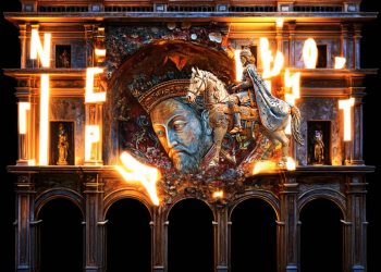 El Consorci de Museus inicia las celebraciones del 775 aniversario de Castellón de la Plana con un ‘videomapping’ sobre la fachada del Ayuntamiento