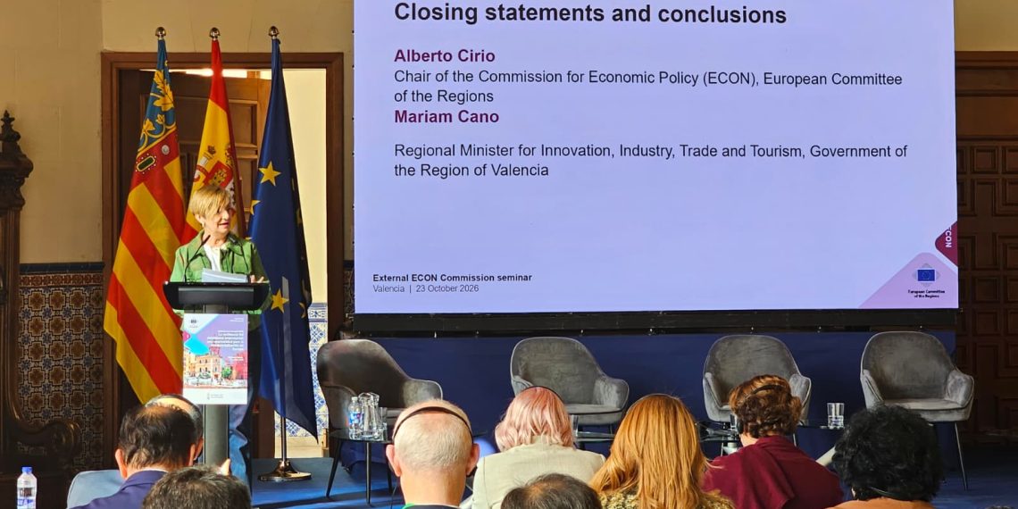Marián Cano reclama un mayor protagonismo de las regiones en la política industrial europea