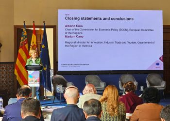 Marián Cano reclama un mayor protagonismo de las regiones en la política industrial europea