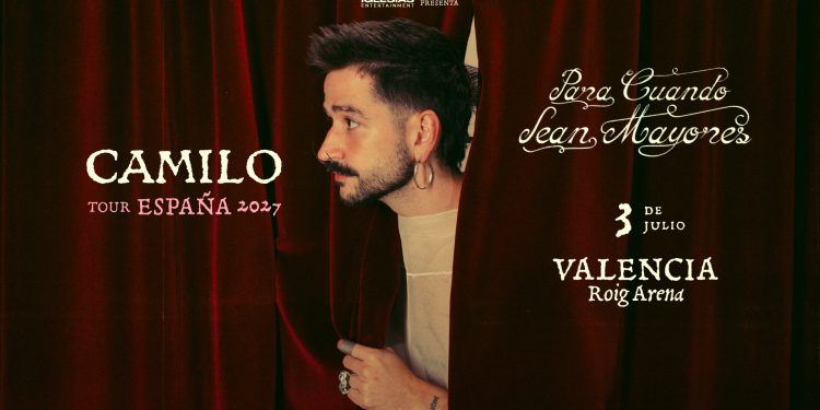 Camilo vuelve a Roig Arena el 3 de julio con la gira “Para cuando sean mayores”