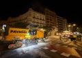 La calle Colón de Valencia entra en la recta final de su remodelación con el asfaltado