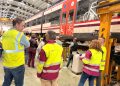 Más de 300 personas visitan el taller de Renfe en Valencia en su jornada de puertas abiertas